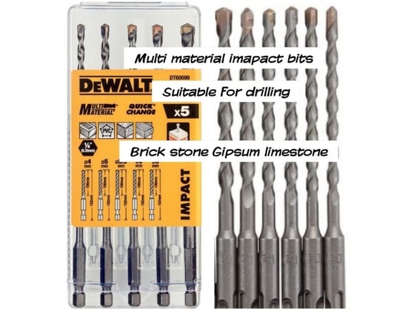 DeWALT ?DT60099-QZ, Borr, Silver, B01JYO15B0, 35 mm, 450 mm, 150 mm