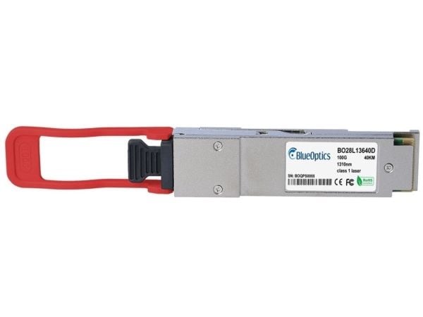 BlueOptics 100G-ER4LT-QSFP40KM-BO, Fiber optisk, 100 Mbit/s, QSFP28, LC, CWDM, 30000 m