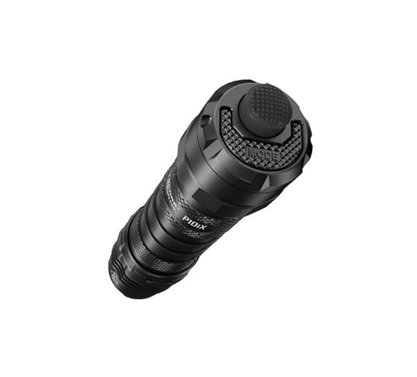 Nitecore P10iX, Käsikokoinen taskulamppu, Musta, Alumiini, Painikkeet, 2 m, 1 m