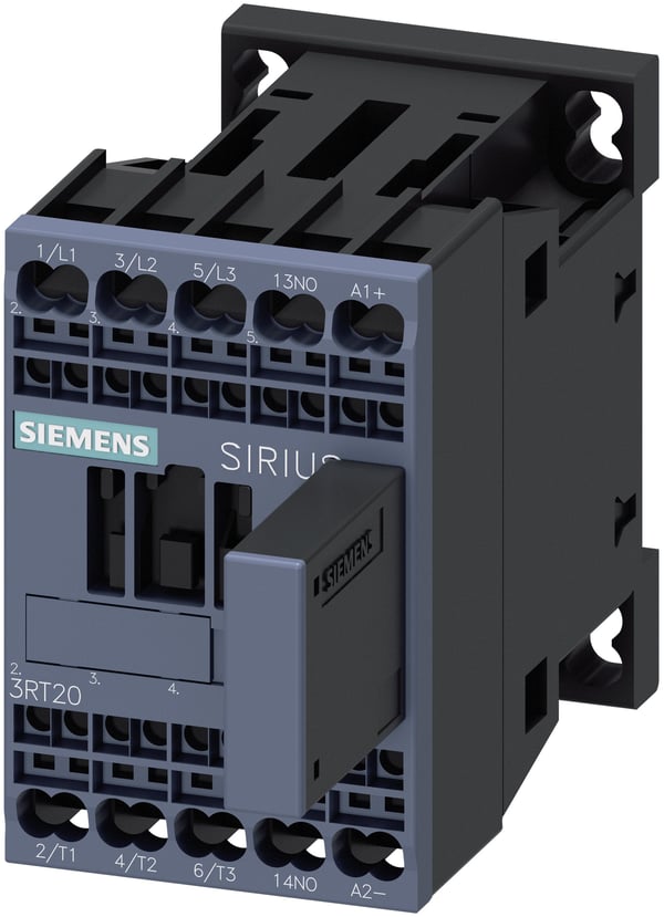 Siemens 3RT2016-2QB41 teho-ohjain, 3 sulkevaa kosketinta, 690 V/AC, 1 kpl, 70 mm, 50 mm, 73,5 mm, 124,5 mm, 335 g, 1 kpl