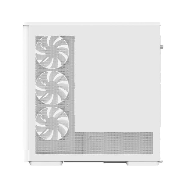 AeroCool P500A-WT-v1 midtowerchassi ATX, vit, härdat glas x2