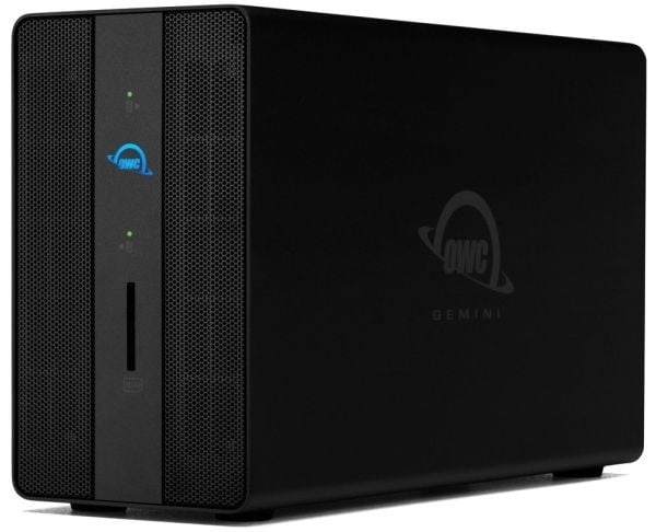 OWC TB3GM000H12, Langallinen, Thunderbolt 3, musta, SD, HDD, 2.5,3.5"