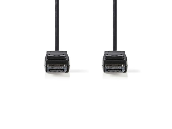 Nedis CCGB37010BK20, 2 m, DisplayPort, DisplayPort, Hankjønn, Hankjønn, 3840 x 2160 piksler