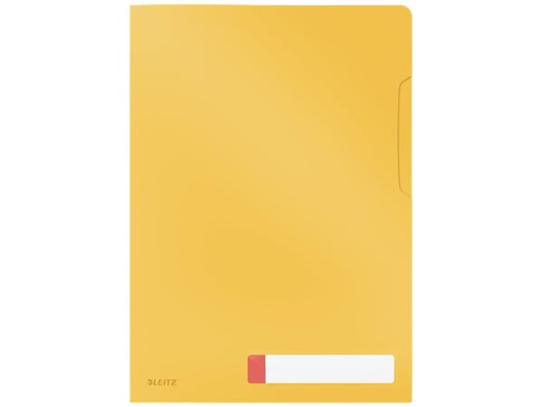 Omslag Leitz Cosy A4 PP gul - (12 x 3 stk.)