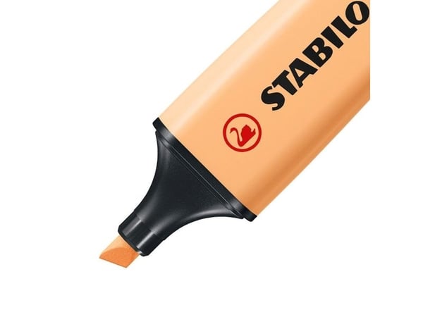 STABILO Boss Original Pastel, 1 styck, Orange, Mejselspets, Svart, Orange, Pale orange, Plast
