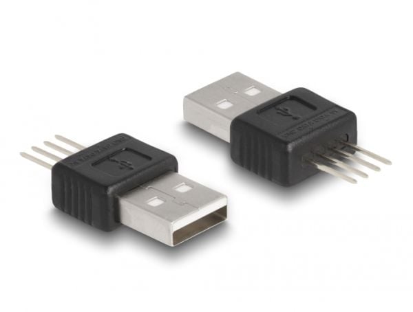 Delock - USB-adapter - 4-stifts (hann) til USB (hann) - USB 2.0 - 5 V - 500 mA