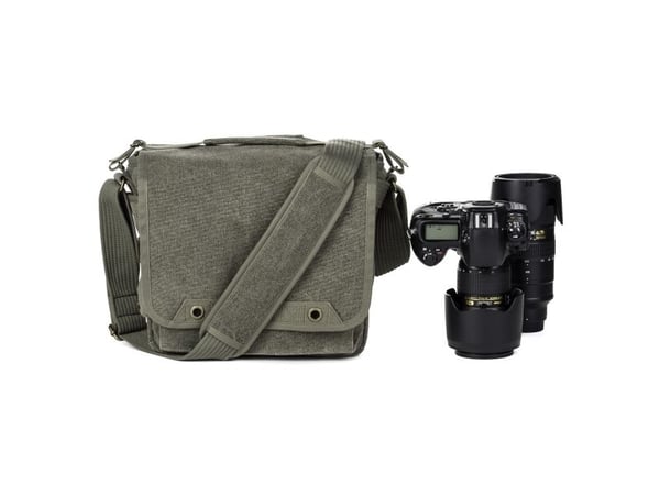 Think Tank Retrospective® 10 V2.0, Lähettilaukku, DSLR 24–70mm f/2.8 70–200mm f/2.8, Olkahihna, Notebook-lokero, Harmaa