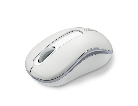 Rapoo M10 Plus, Molempikätinen, Optinen, Langaton RF, 1000 DPI, Valkoinen
