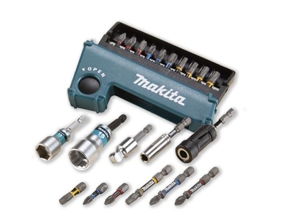 Makita E-03567 Impact Premier 11 stk. (PH1, PH2, PH3, PZ1, PZ2, PZ3, T15, T20, T25, T30, magnetisk holder 50 mm)