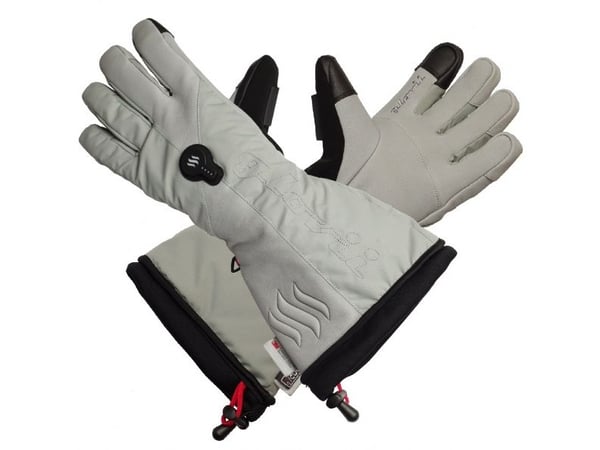 Glovii GS8L, Ekte lær, Nylon, Polyester
