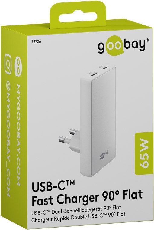 Goobay 75726, Innendørs, AC, Hvit