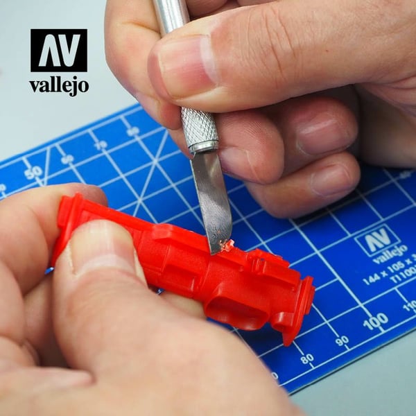 Vallejo T06002, Modelleringskniv, Rostfritt stål, 18 År, 5 styck