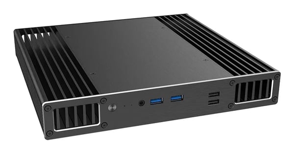 Akasa Plato WS UCFF-chassi för Intel NUC 11/12/13 Pro, svart