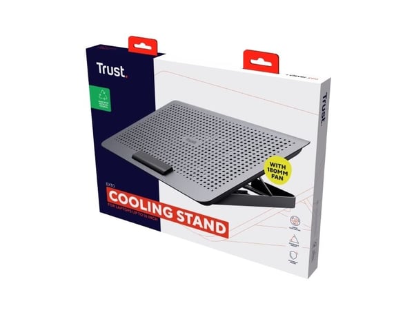 Trust Exto - Ställ för bärbar dator - med kylfläkt - 16" - 180 mm