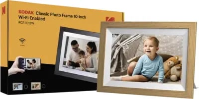 Kodak RCF-1012W digitaalinen kuvakehys 10" 1280x800 WiFi vaaleanruskea/valkoinen