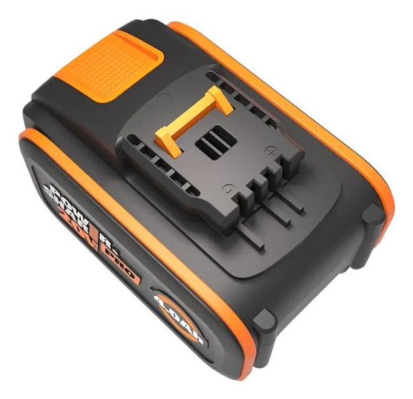 WORX WA3644, Akku, 4 ah, 20 V, WORX, Musta, Oranssi, Litiumioni (Li-Ion)