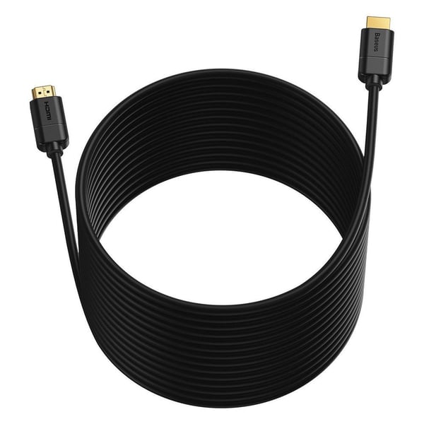 Baseus HDMI 2.0-kabel, 4K 60Hz, 3D, HDR, 18Gbps, 1m (svart)
