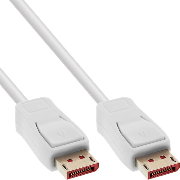 InLine 17205W, 5 m, DisplayPort, DisplayPort, Hankjønn, Hankjønn, 7680 x 4320 piksler