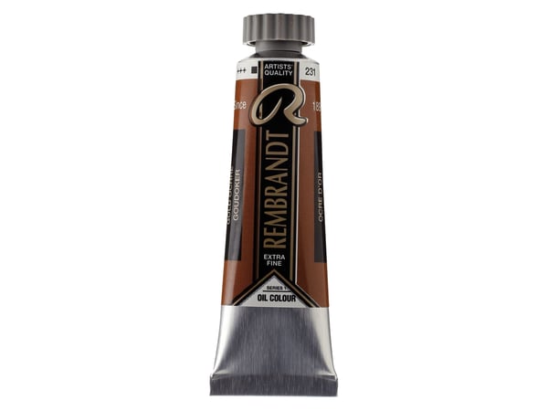 Rembrandt Oil Colour Tube 231 Gold Ochre