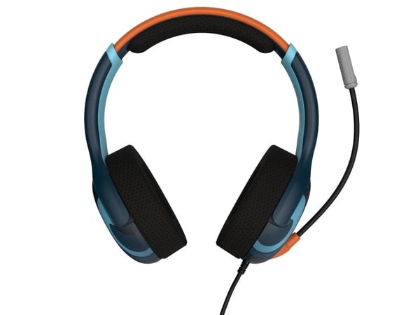 PDP Airlite Glow, Kabel, Spela, Headset, Svart, Blå, Orange