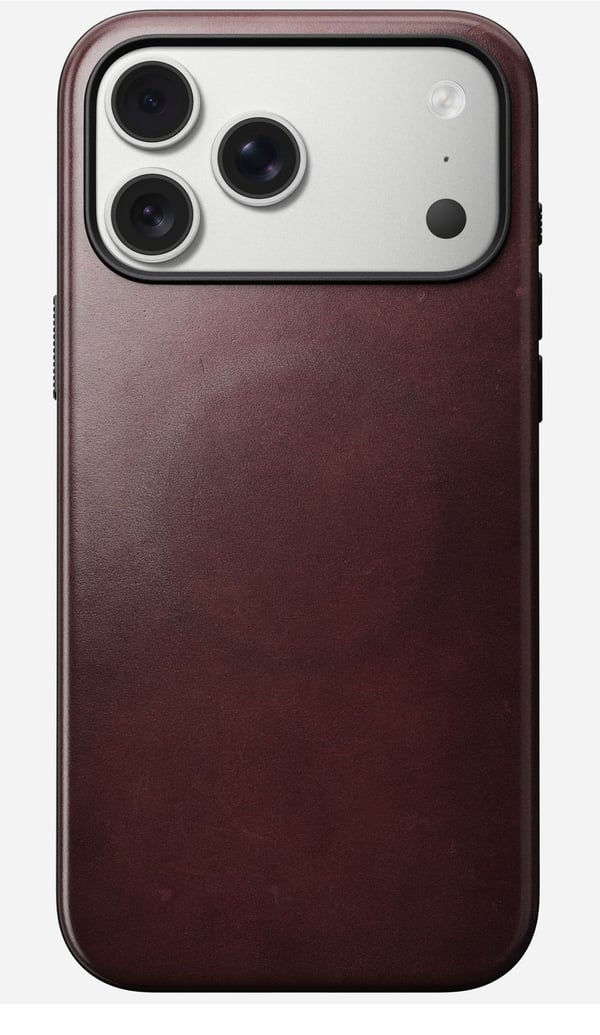 Nomad Modern Leather Case, Etui, Apple, iPhone 17 Pro Max, 17,5 cm (6.9"), Burgunder