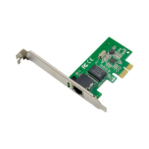 MicroConnect - Nätverksadapter - PCI Express x1 låg profil - Gigabit Ethernet