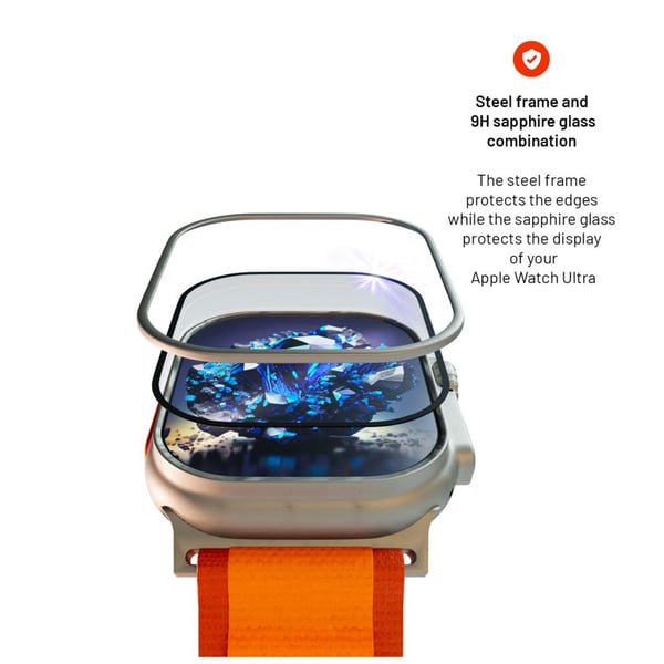 FIXED - Skärmskydd för smart klocka - ultra-tunn - glas - för Apple Watch (49 mm)