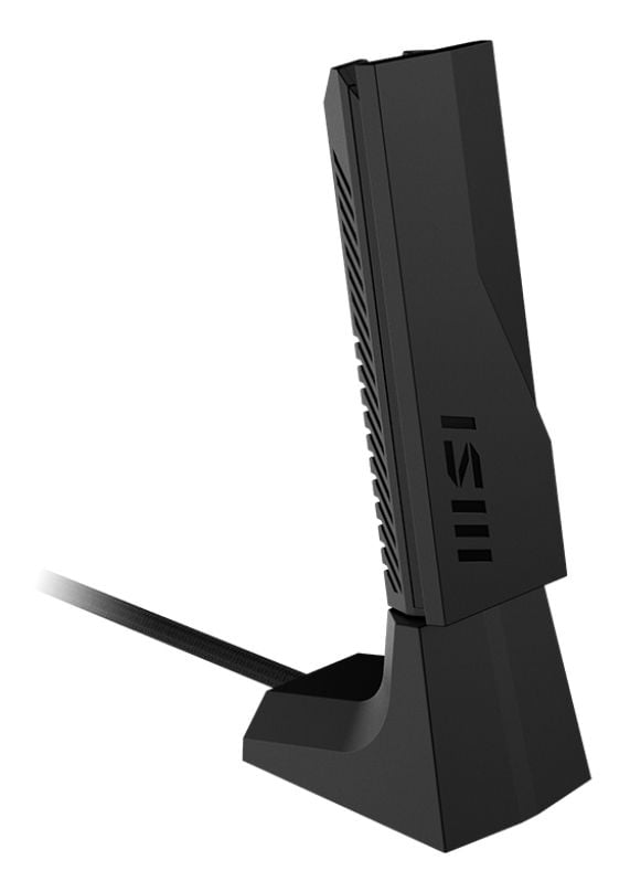MSI BE6500 USB-adapter WiFi 7 2880 Mbit/s, svart