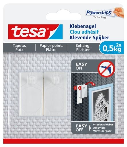 TESA 77772-00000, Vit, 5 styck, Blåsa