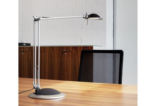 LED desk lamp business, silver