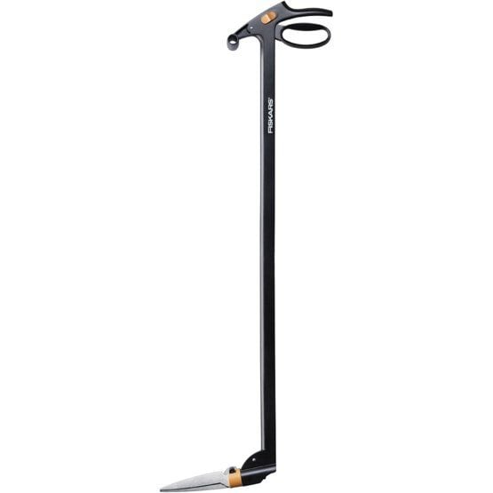 Fiskars 1000590, Pystyterät, Pitkä kahva, Suora terä, Musta, 1012 mm