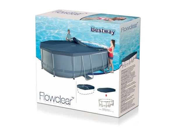 Bestway 58424, Kansi, Harmaa, PVC-muovi, Ovaali, 200 cm, 300 cm