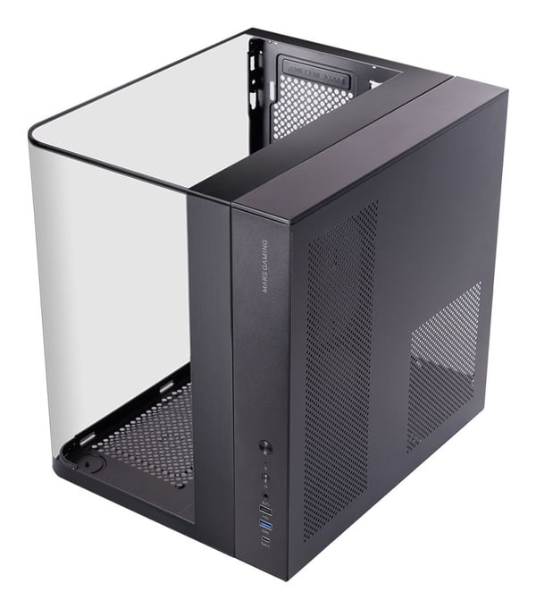 Mars Gaming MC-INFINIOLITE kabinett for ATX, micro ATX og Mini-ITX, herdet glass, svart