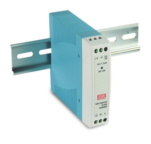 IMC Networks MDR-10-24 10W blå-hvit strømforsyning (MDR-10-24)