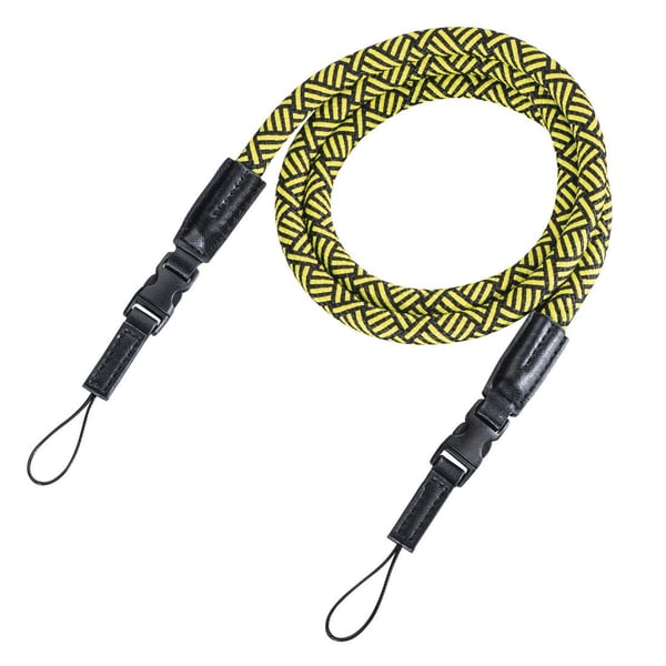 Hama Braid 120, Digitaalikamera, Nailon, Musta, Keltainen, Solkikiinnitys, 120 cm
