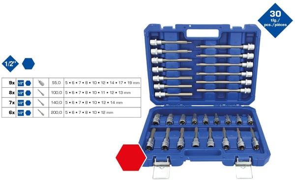 Brilliant Tools BT691010, 390 mm, 300 mm, 75 mm, 5,24 kg, 30 työkalua, B07KWZ9Q3D