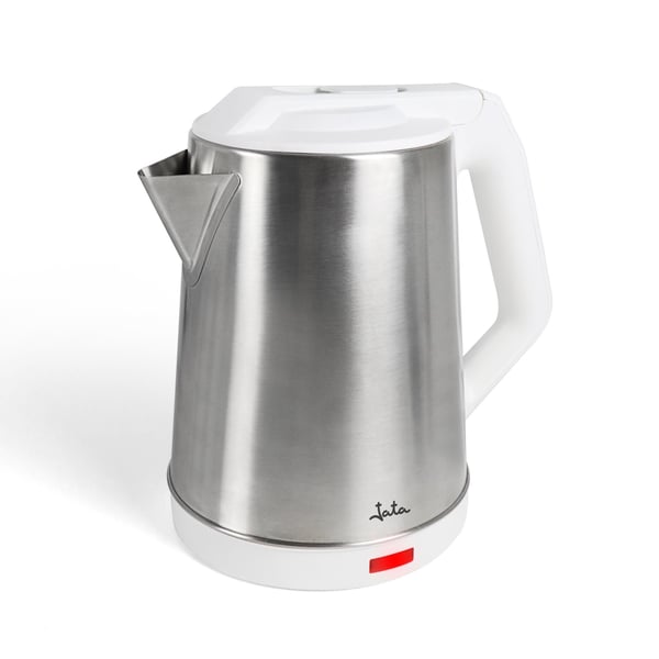 JATA JEHA1723, 2 L, 1500 W, Ruostumaton teräs, Valkoinen, Ruostumaton teräs, Veden tason ilmaisin, Ylikuumenemissuoja