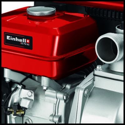 Einhell GE-PW 46, 4600 W, Bensiini, 2,6 bar, 23000 l/h, Musta, Harmaa, Punainen