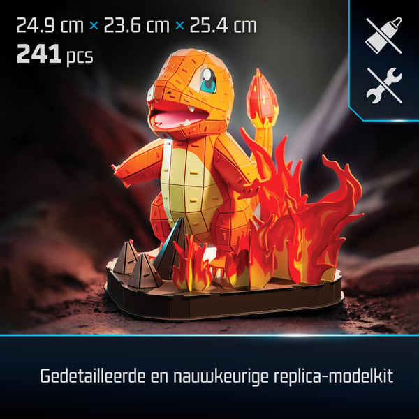 4D-pussel Pokemon 30 cm - Charmander