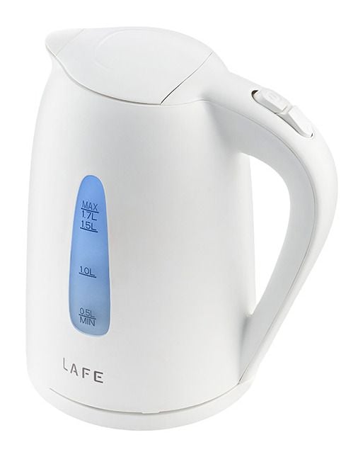 Lafe Essential White, 1,7 l, 2200 W, Vit, Vattennivå indikator, Överhettningsskydd, Filtrering