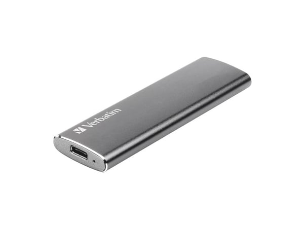 Verbatim Vx500 - SSD - 480 GB - ekstern (bærbar) - USB 3.1 Gen 2 (USB-C kontakt) - romgrå