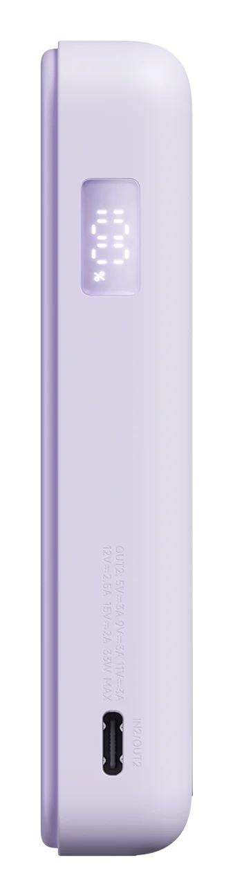 Xiaomi WPB1007Z - Strømbank - magnetic, with built-in stand - 10000 mAh - 37 Wh - 33 watt - 3 A - Fast Charge, PD 2.0, Power Delivery 3.0 + PPS, QC...