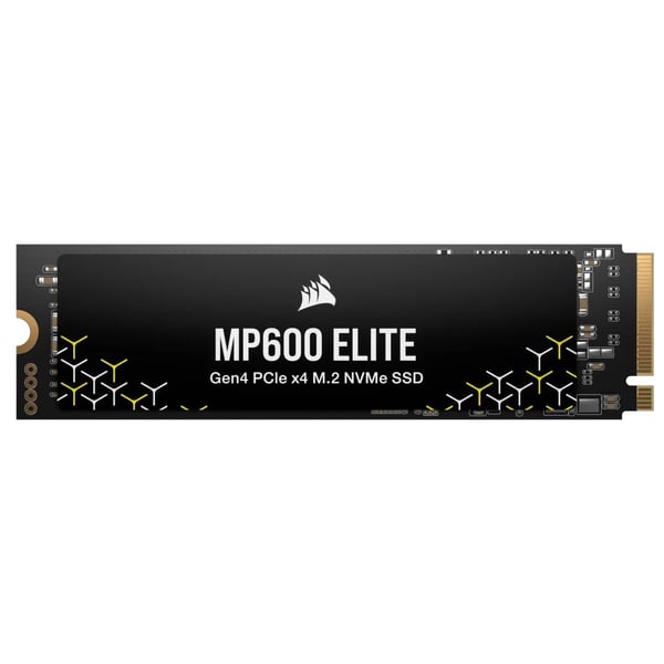 CORSAIR MP600 ELITE - SSD - krypterat - 2 TB - inbyggd - M.2 2280 - PCIe 4.0 x4 (NVMe) - 256 bitars AES