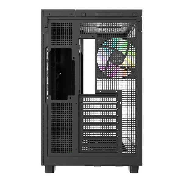 Thermaltake View 380 XL WS ARGB - Mid tower - ATX - genomskinlig sidopanel (härdat glas) - ingen strömförsörjning (PS/2) - svart - USB/ljud