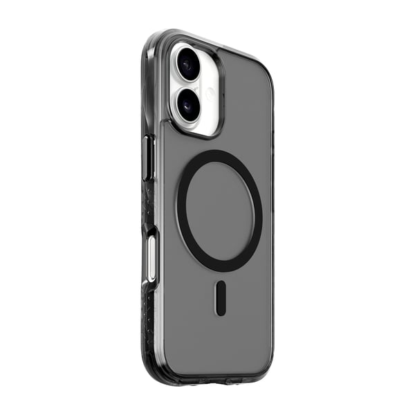 Laut Crystal MATTER-X - Baksidedeksel for mobiltelefon - MagSafe-samsvar - polykarbonat, termoplast-polyuretan (TPU) - svart krystall - for Apple i...