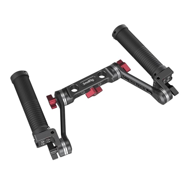 SmallRig 2002D, Kahva, Musta, Punainen, Alumiini, Kumi, Ruostumaton teräs, 1/4-20", 330 mm, 32 mm
