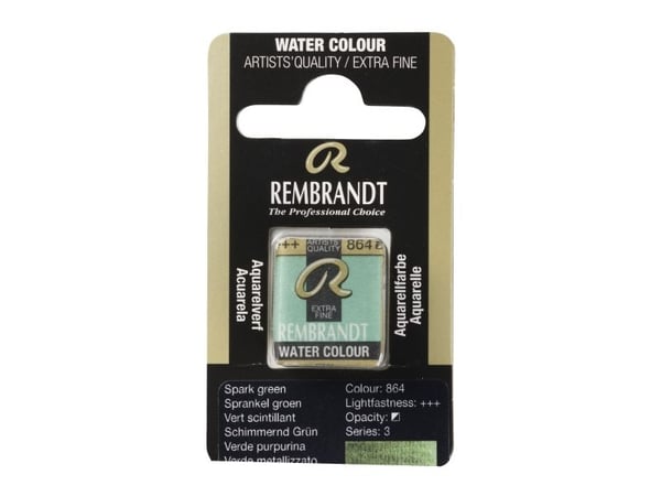 Rembrandt akvarellfärg pan Spark Green 864