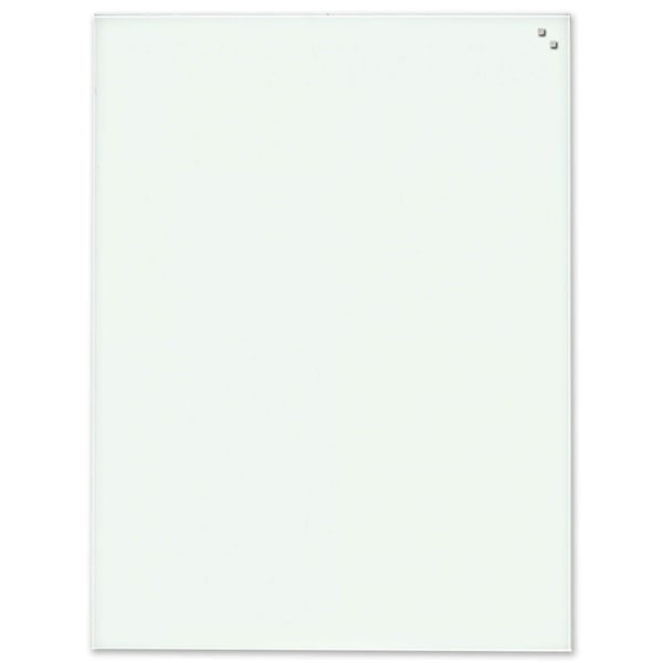Magnetisk glastavle 60 x 80 cm hvid
