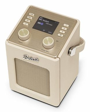 Roberts Radio Revival Mini 2, Bärbar, Analog och digital, DAB, DAB+, FM, LCD, 3,5 mm, Gräddfärgad