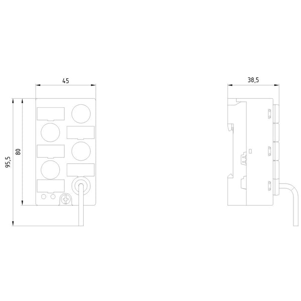 Siemens 3RK1901-1GA01 PLC-expansionsmodul